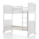 preview thumbnail 12 of 13, Furniture of America Giorgos 2-Piece White Solid Wood Twin over Twin Bunk Bed and Dresser Kids Bedroom Set