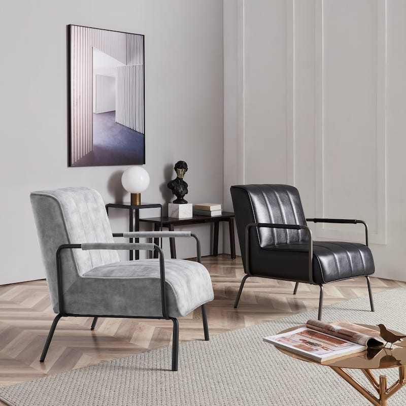 Corvus Zelda Lounge Accent Chair with Arms