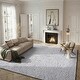 preview thumbnail 4 of 18, SAFAVIEH Polar Shag Bibi Glam Solid 3-inch Extra Thick Rug - White - 5'1" Square