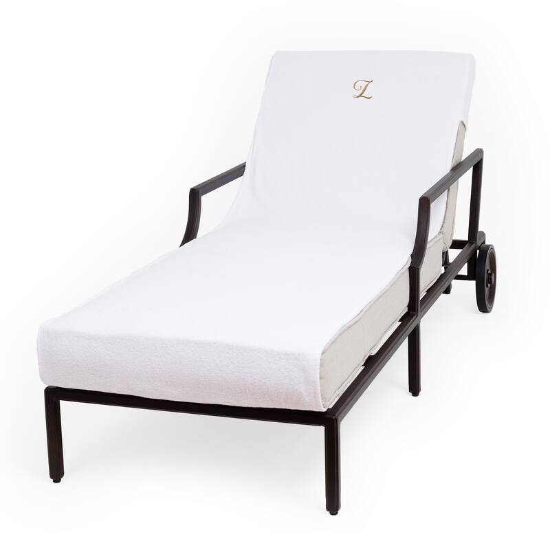 Authentic Hotel and Spa Personalized Standard Size Chaise Lounge Cover - Z