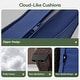 preview thumbnail 146 of 179, AOXUN Fire Pit Conversation Set Rattan Sofa Set Outdoor Furniture With Cushions