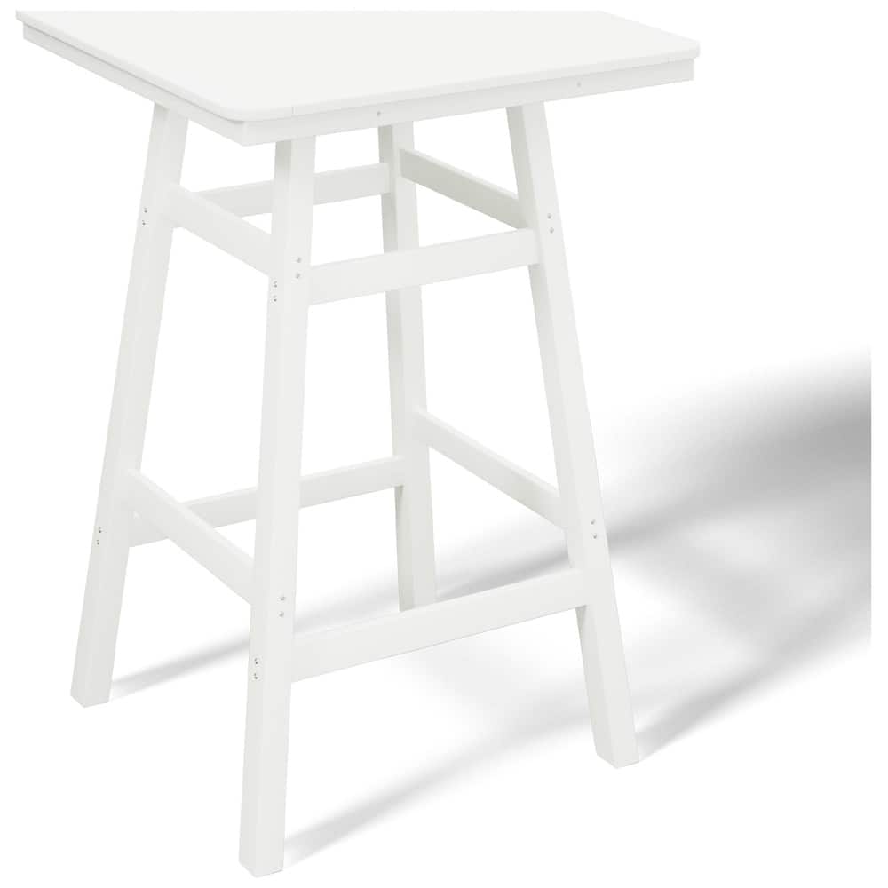 Laguna Hdpe All Weather Outdoor Patio 30" Square Bar Table