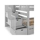 preview thumbnail 15 of 35, Taylor & Olive Trillium Twin over Twin Stairway Bunk Bed, 3 Steps