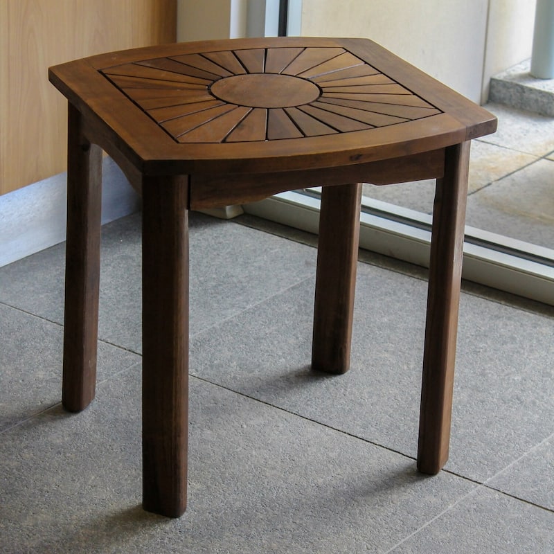 Highland Sun Burst Outdoor Side Table