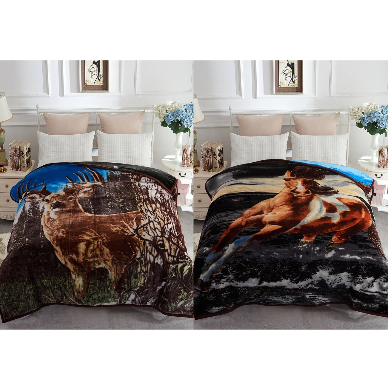 King size tiger blanket deals