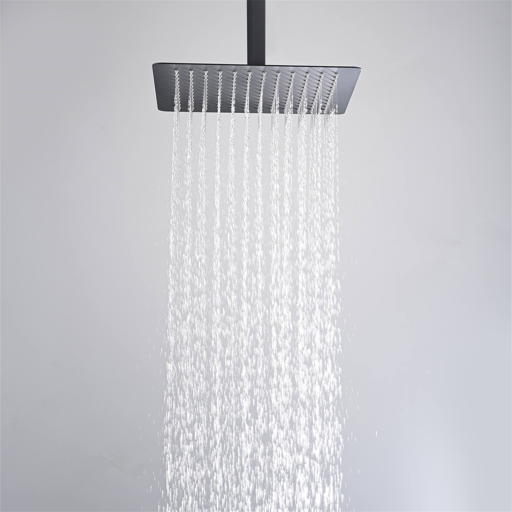 12 Inch Stainless Steel Rain Shower Head High Pressure Waterfall Bed