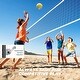 preview thumbnail 8 of 7, Patiassy 32FT Portable Professional Outdoor Volleyball Net Set with Adjustable Height Aluminum Poles