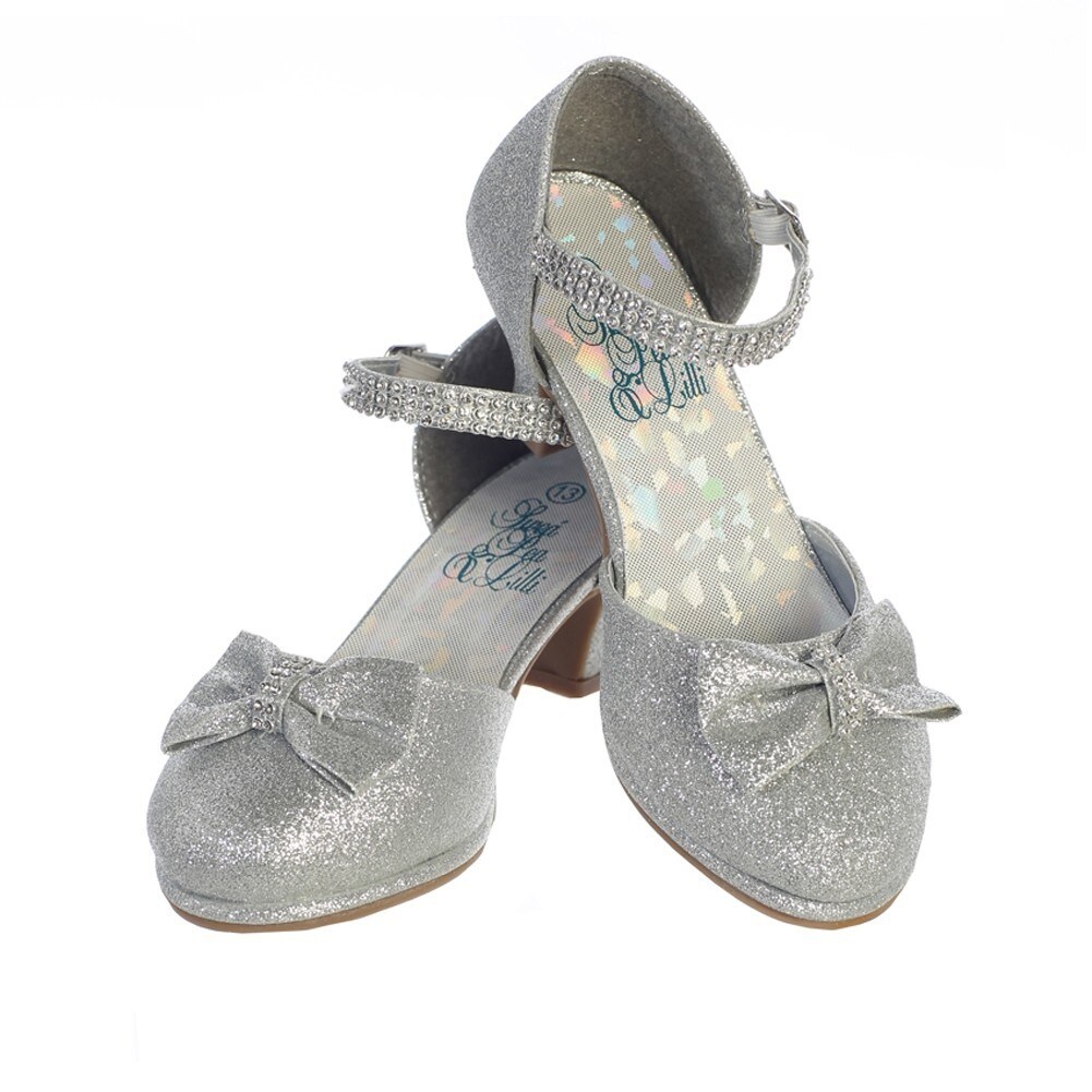 silver dress shoes