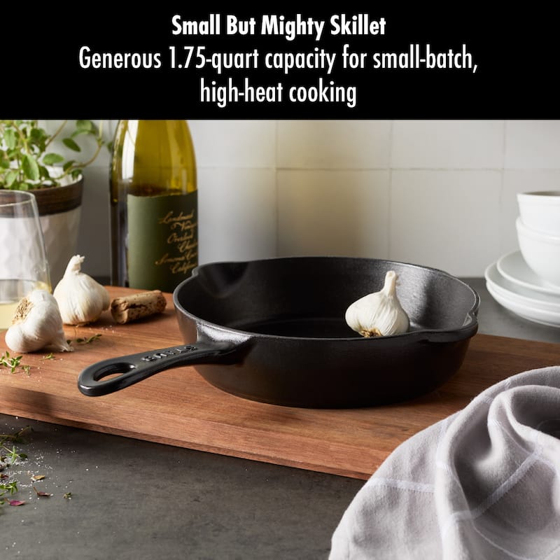 STAUB Cast Iron 8.5-inch Traditional Deep Skillet