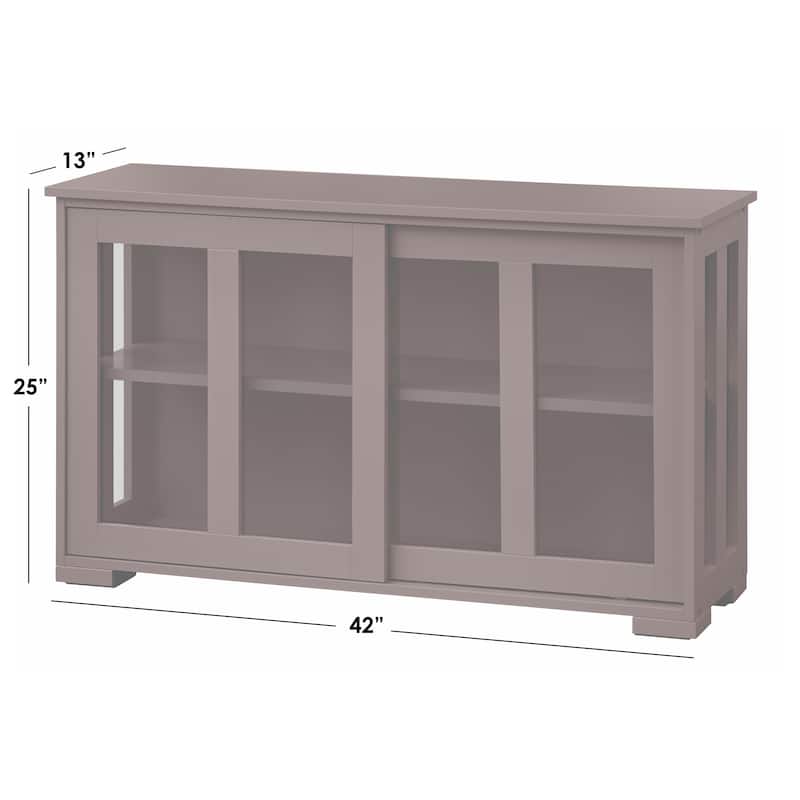 Porch & Den Jefferson Sliding Door Stackable Buffet/Sideboard