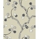 preview thumbnail 3 of 14, Seabrook Designs Allegra Branches Non-Woven Unpasted Wallpaper 20.9 in. W x 33 ft. L - Metallic Champagne & Stone
