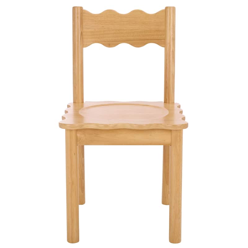 SAFAVIEH Home Nolly Scallop Dining Chair (Set of 2) - 20"W x 19"D x 34"H