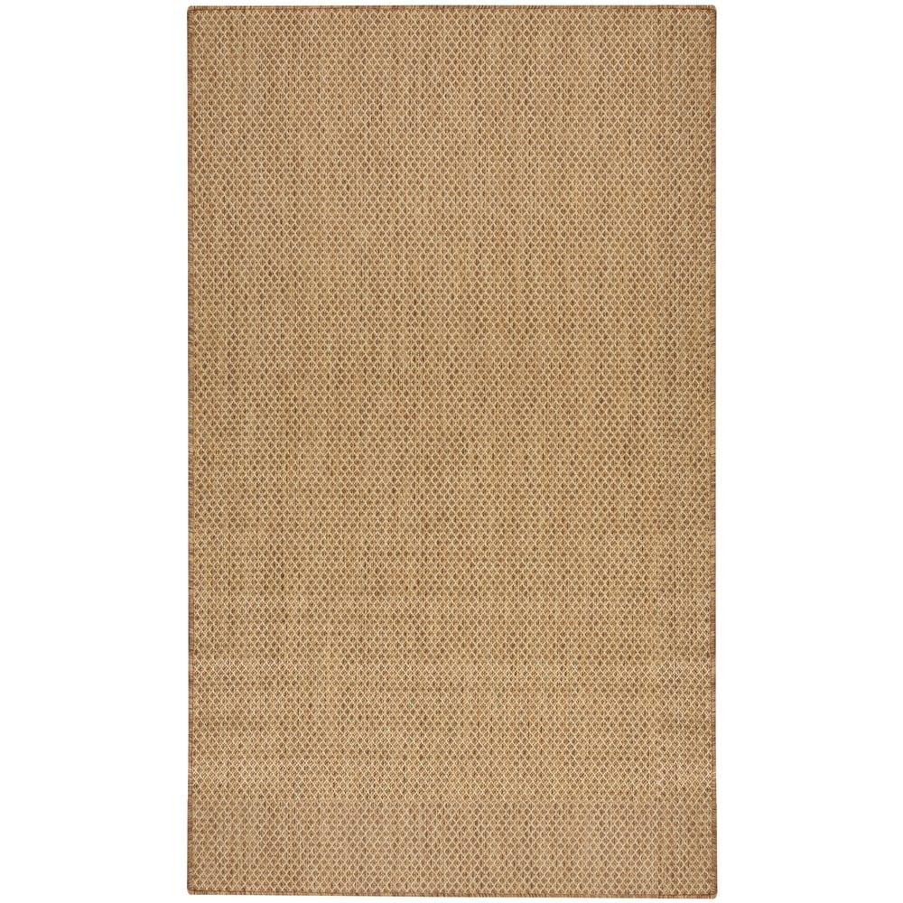 Nourison Courtyard Indoor/Outdoor Modern Geometric Area Rug