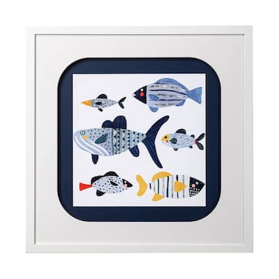 Patterned Fish II Framed Art Print