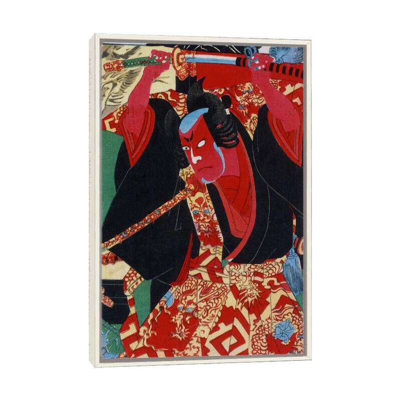 Large Wall Art, Framed Art, Asian Inspired Art, by Unknown Artist - Ivory