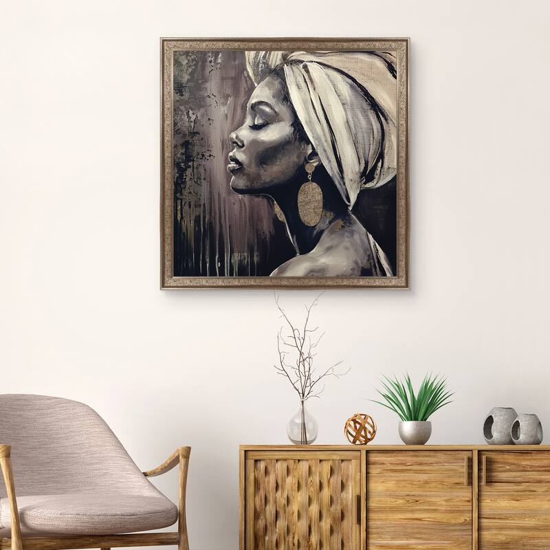 Masterpiece Art Gallery| Meditation III by Annabelle Hall - Framed Canvas Art Print