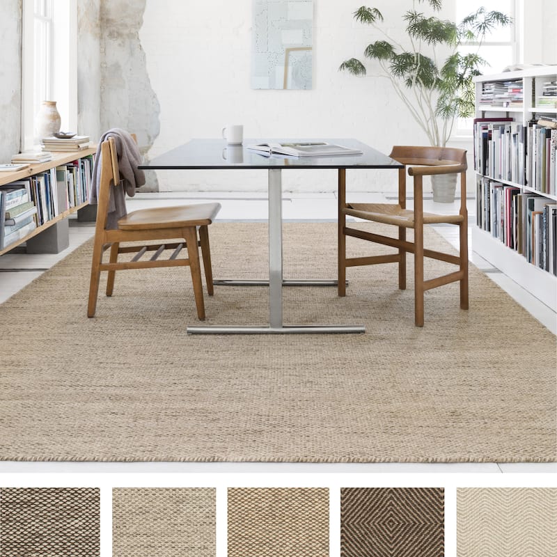 Alexander Home Hand-woven Cape Cod Wool/ Cotton Rug