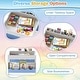 preview thumbnail 10 of 31, Costway Wooden Kids Table and Chairs Set with Double-sided Tabletop,