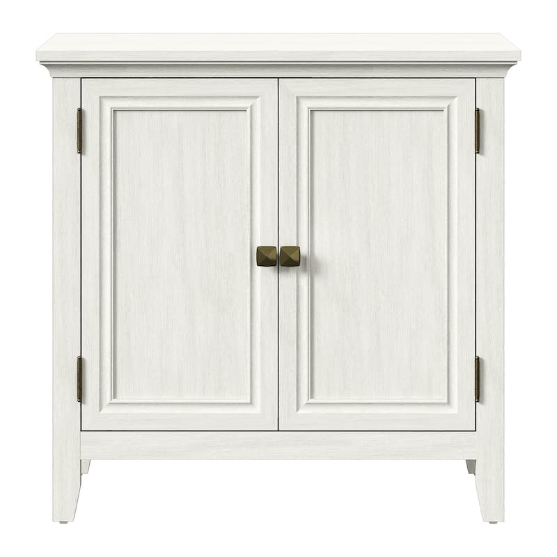 2-Door Buffet Cabinet with Adjustable Shelves - White