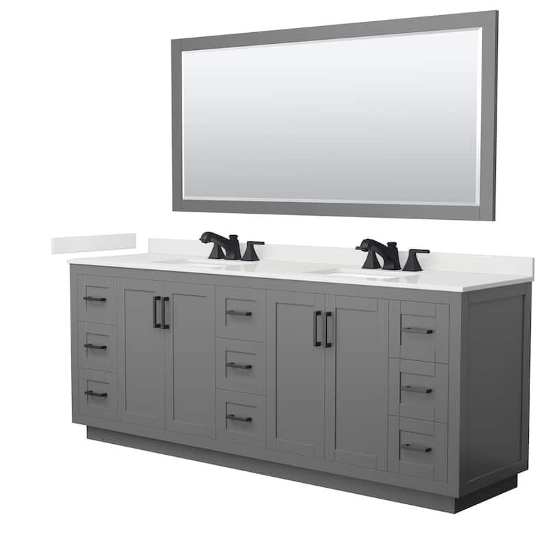 Wyndham Collection WCF292984D-QTZ-US3M70 Miranda 84" Free Standing