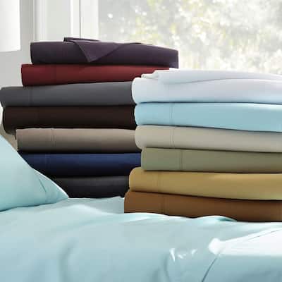 300 TC Eqyptian Quality Cotton Sateen Self Striped Solid Sheet Set