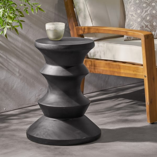 Eureka Outdoor Side Table, by Christopher Knight Home Bed Bath