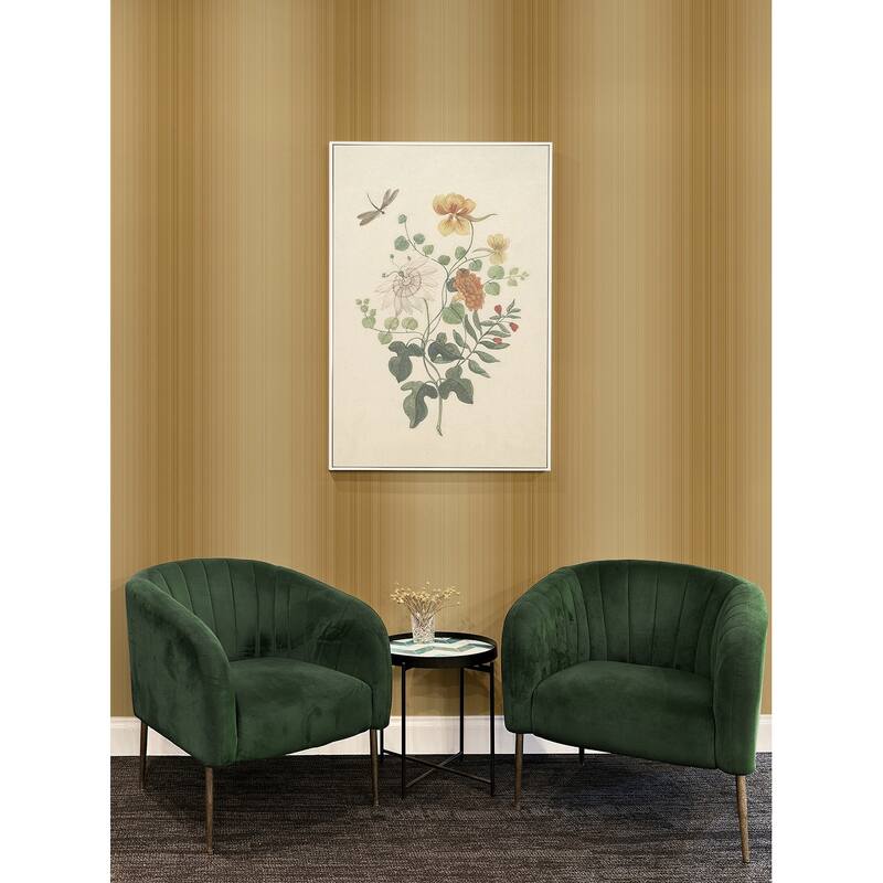 Seabrook Designs Yamila Ombre Stripe Unpasted Wallpaper