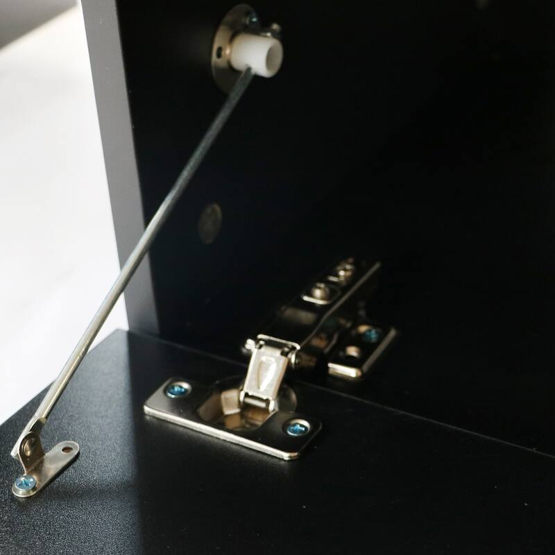 Modern 51-Inch TV Stand with 16-Color RGB LED Lights, Remote Control, and Storage Drawers for TVs up to 55 Inches.