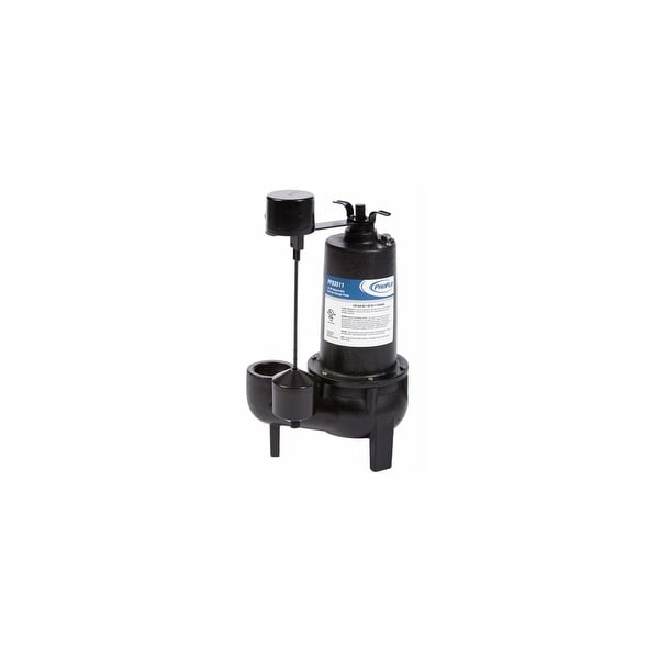 PROFLO PF93511 1/2 HP Cast Iron Sewage Pump with Vertical Switch
