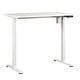 preview thumbnail 1 of 15, White Electric Standing Desk 4 Memory Presets 47x26 Inch USB A C Ports White