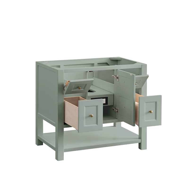 James Martin Vanities Breckenridge 36" Single Vanity, Smokey Celadon
