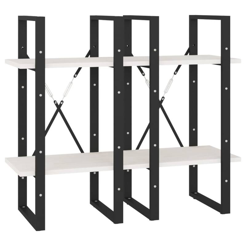 vidaXL Bookshelf Book Cabinet Shelving Unit for Living Room Engineered Wood