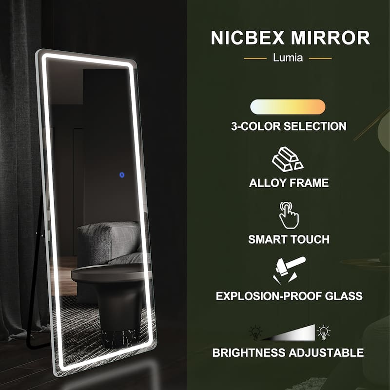 Full-length LED Illuminated Bathroom Vanity Mirror