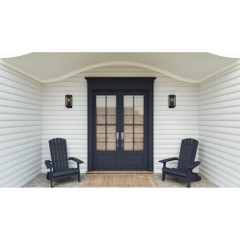 Eastover 1-Light Earth Black Outdoor Wall Lantern