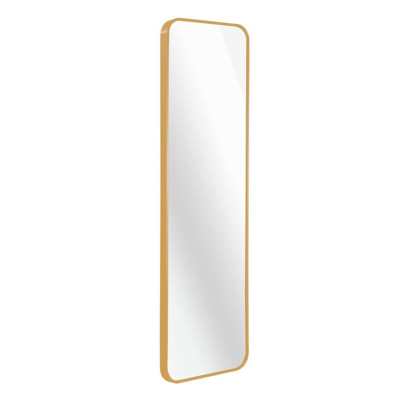 47"x14" Rectangular Mirror with Aluminum Frame for Bathroom