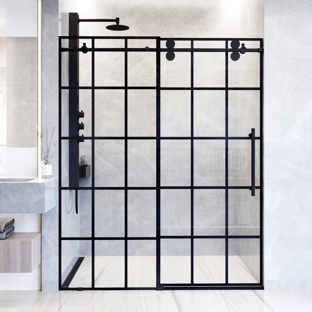 VIGO Elan Frameless Sliding Shower Door