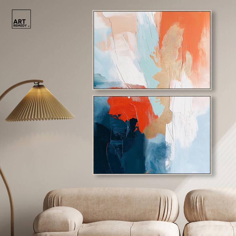 Bold and Bright II Canvas Set of 2 by Art Remedy