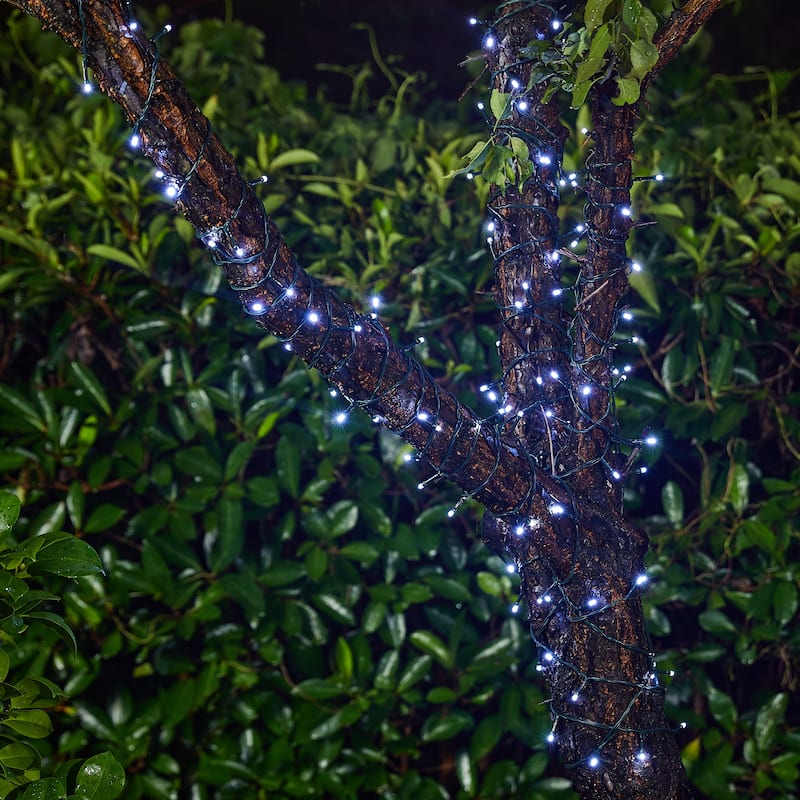 Glitzhome Outdoor Solar String Light with 50 LEDs/100LEDs - 100LEDs/38.65FT