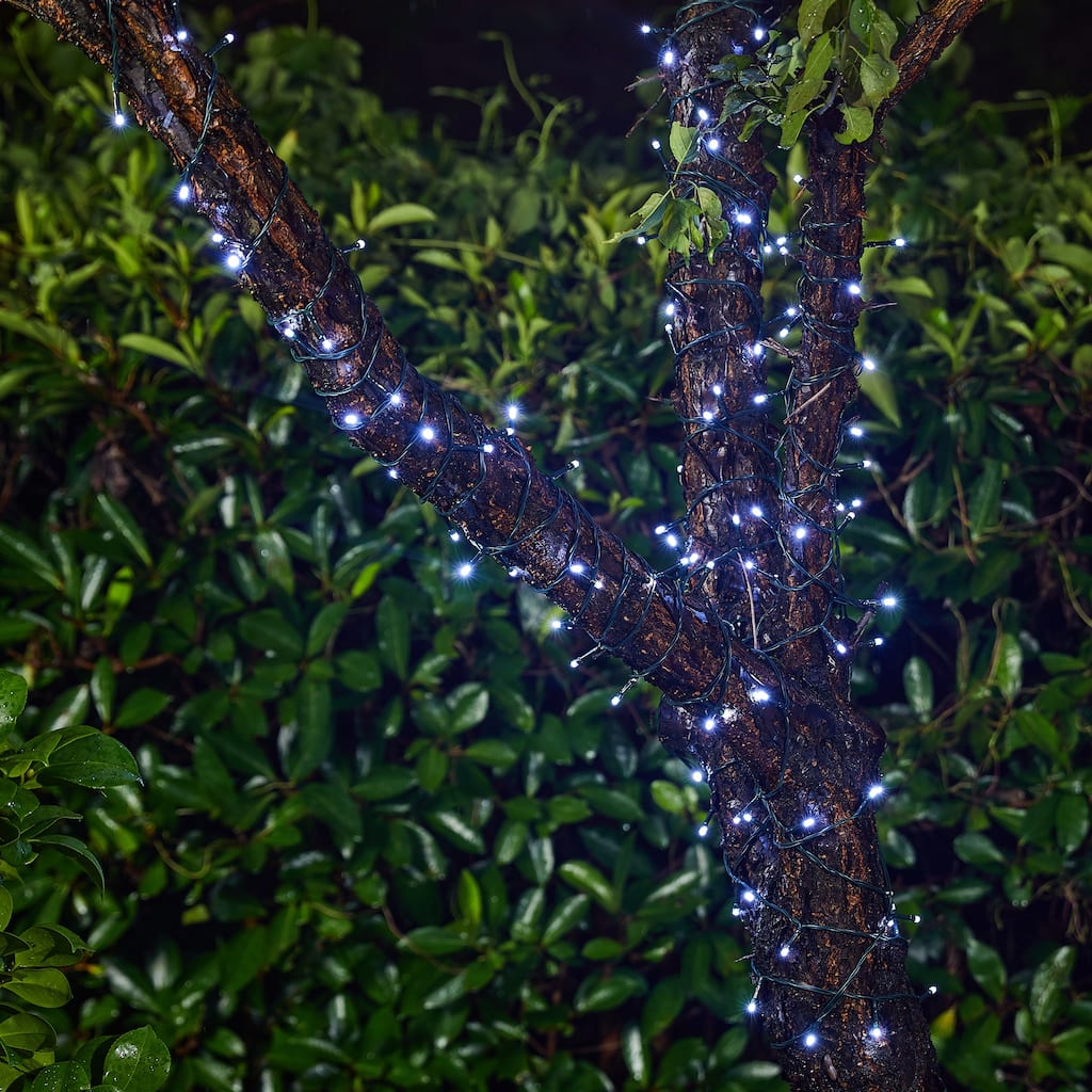 Glitzhome Outdoor Solar String Light with 50 LEDs/100LEDs