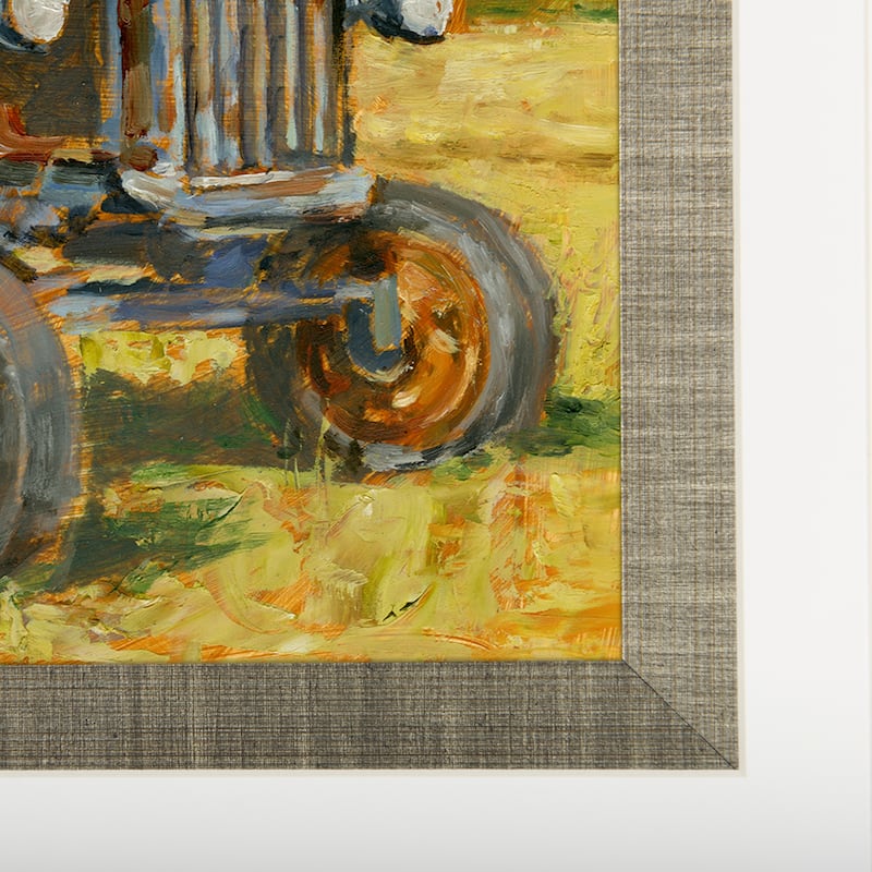 Rustic Tractors III Framed Art Print