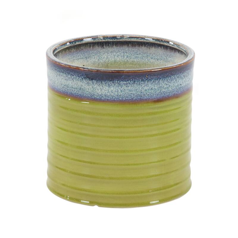 Porcelain Coastal Planter (Set of 3) - S/3 9", 7", 6"H