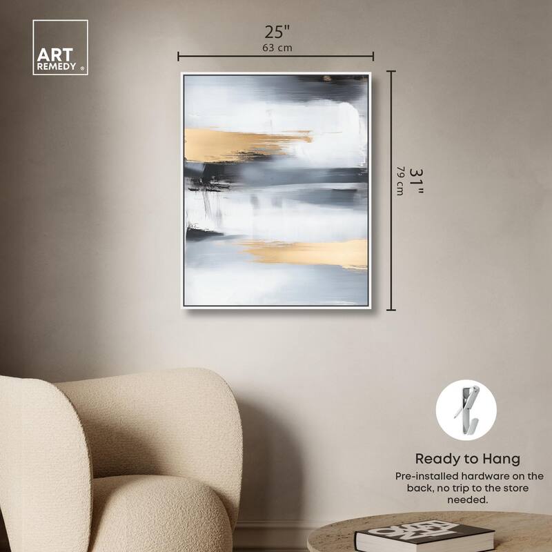 Visual Gold Vortex II Canvas by Art Remedy