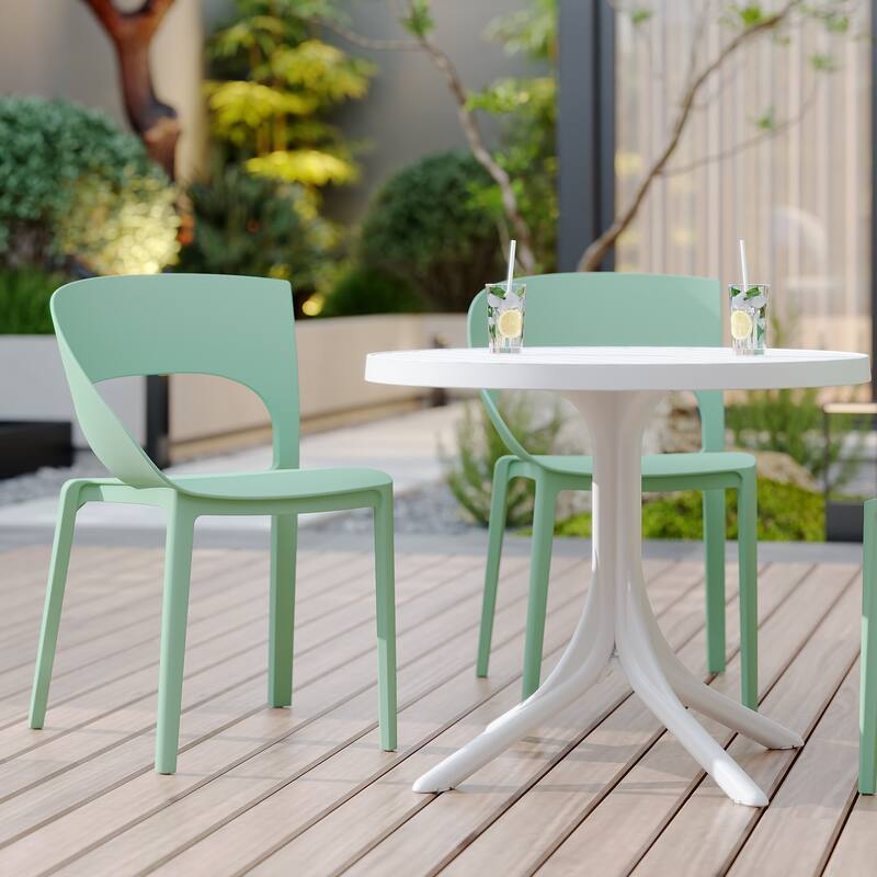 4-Pack Modern Polypropylene Chairs
