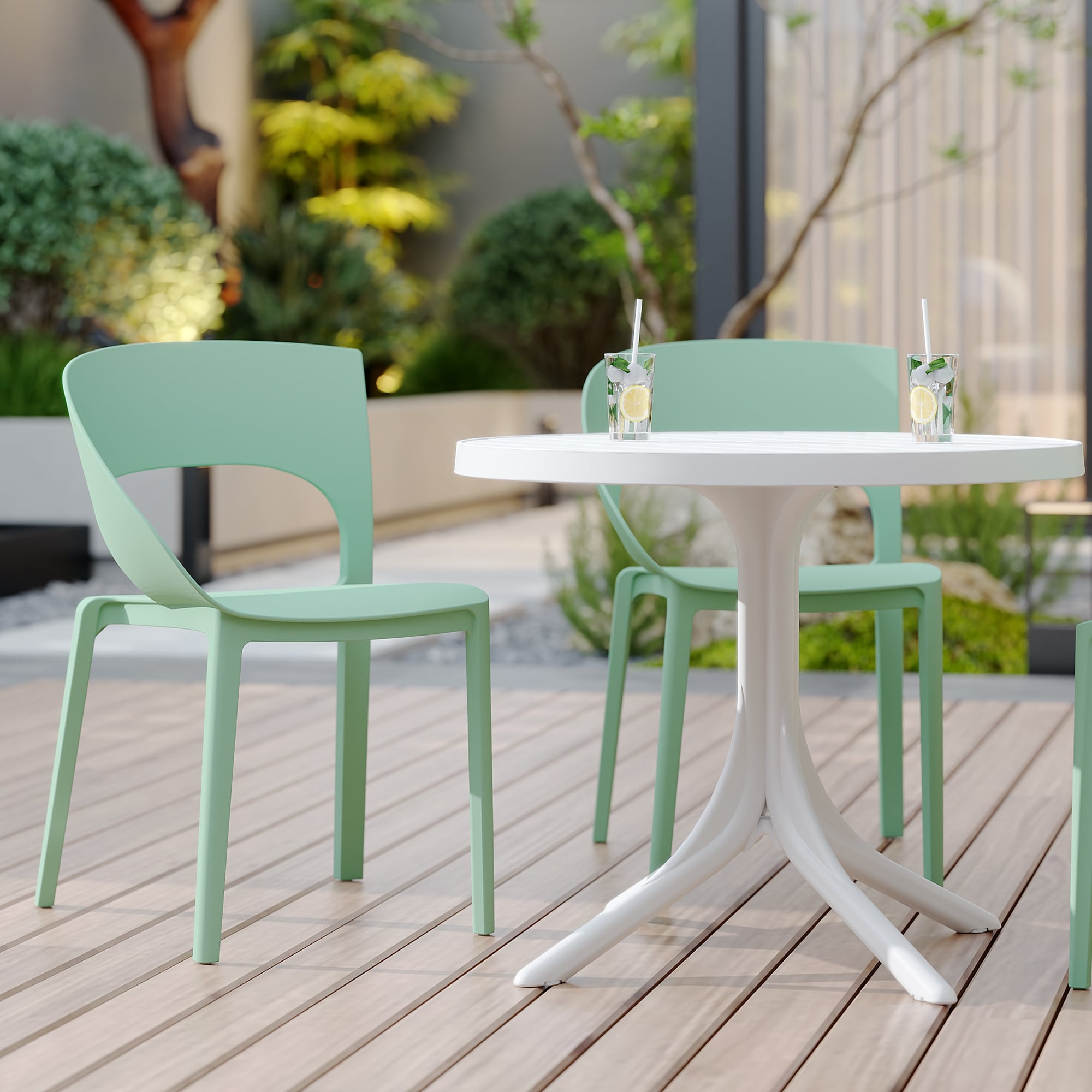 4-Pack Modern Polypropylene Chairs