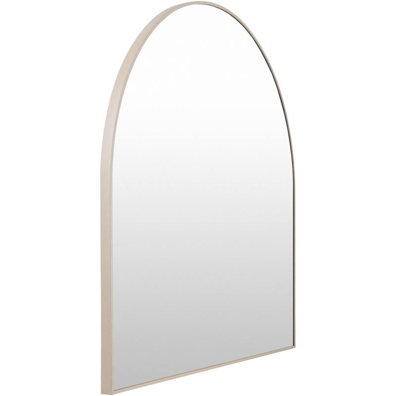 Livabliss Aranya Modern Aluminum Arched Accent Mirror