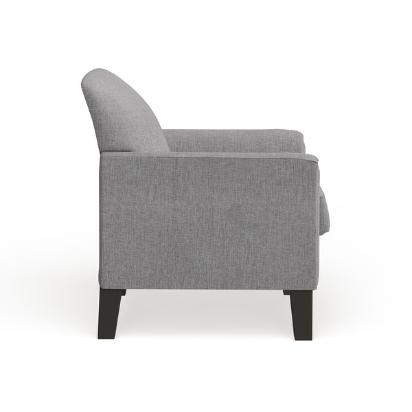 Uptown Modern Accent Chair By Inspire Q Classic Overstock 8763009 Charcoal