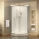 Option Chrome; White; Frosted Glass