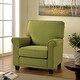 preview thumbnail 2 of 8, Charmayne Transitional Linen Padded Chair with Rolled Arms by Furniture of America