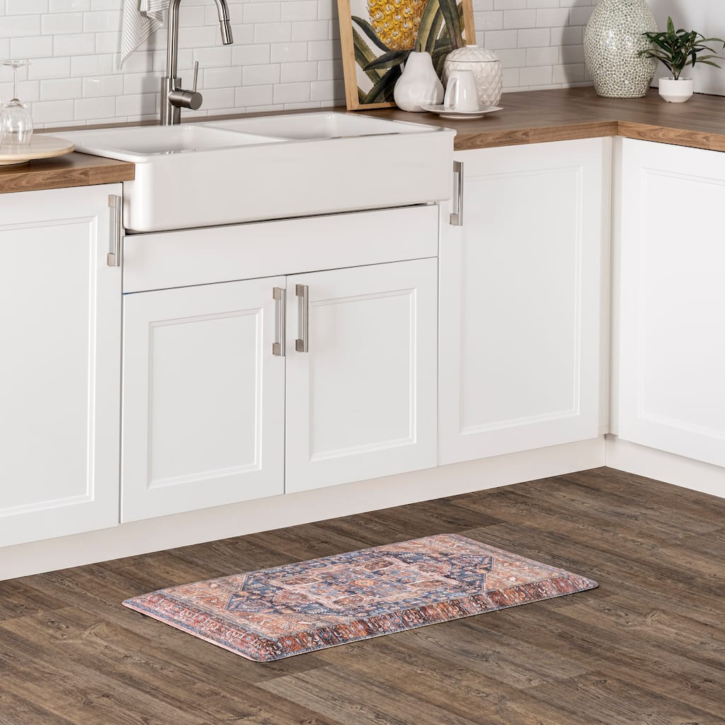 Nuloom Persian Traditional Kitchen or Laundry Comfort Mat
