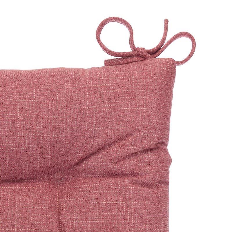 Klear Vu Non-Slip Omega Jumbo Rocking Chair Cushion Set